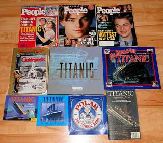 TITANIC 1998 PEOPLE WEEKLY Leonardo DiCaprio BOOKS  