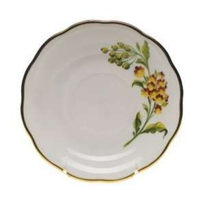   American Wildflowers Butterfly Weed Tea Saucer: Kitchen & Dining