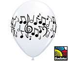 11 Music Notes latex Balloons 10 pcs (111557)