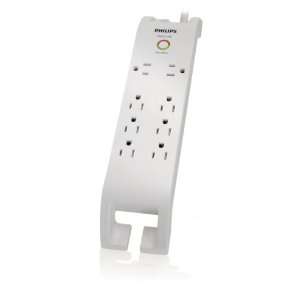   17 Home Electronics Surge Protector with 8 Outlets, 2160J, 3 Foot Cord