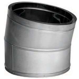   10 Class A Chimney Pipe Galvanized 15 Degree Elbow: Home Improvement