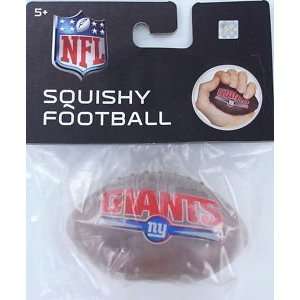  NFL Squishy Football New York Giants: Toys & Games