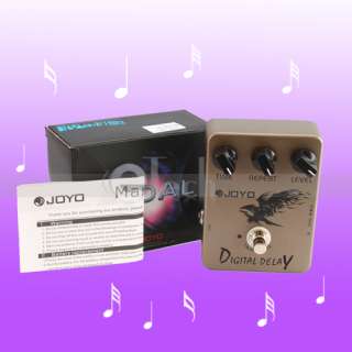 JOYO JF 08 Guitar Digital Delay Effect Pedal Brown  