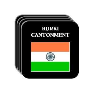  India   RURKI CANTONMENT Set of 4 Mini Mousepad Coasters 