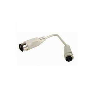  Cables Unlimited 6in MiniDin6F to Din5M PS2 Keyboard to AT 