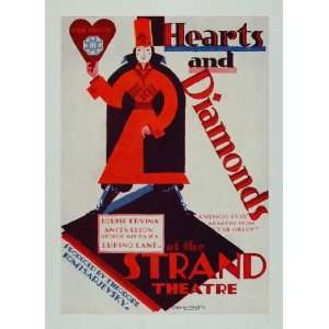  1927 Strand Theatre E. McKnight Kauffer Ad Mini Poster 