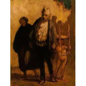   Saltimbanques, By Daumier Honoré   Home & Kitchen