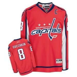   Capitals #8 Alex Ovechkin Premier Home Jersey: Sports & Outdoors