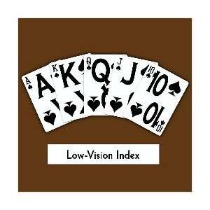   Poker or Bridge Size Low Vision Index Low Vision Index: Toys & Games