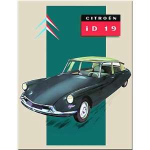    French Advertising Sign Citroen iD 19 Classic Car: Home & Kitchen