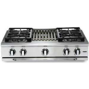 Capital GRT366L Stainless Steel 36 in 6 Burner Gas Rangetop GRT366