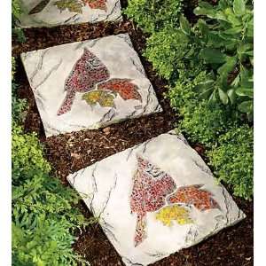  Cardinal Crushed Glass Garden Stone