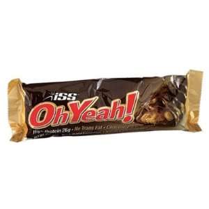 ISS Research   Oh Yeah! High Protein Bar, Chocolate & Caramel (12 pack 