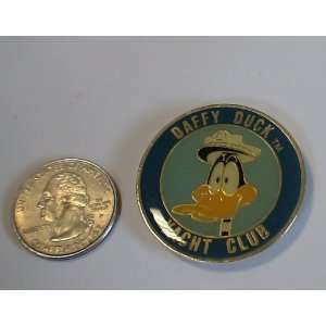  Vintage Enamel Pin : Looney Tunes Daffy Duck Yacht Club 