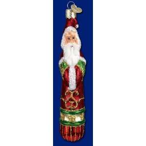    Old World Christmas Country St. Nick Glass Ornament