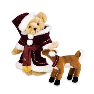  15 St. Nick Bear with Reindeer Bear: Toys & Games