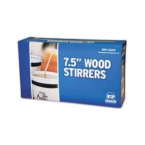   Stirrers, 7 1/2 Long, Woodgrain, 500 Stirrers/Box: Home & Kitchen