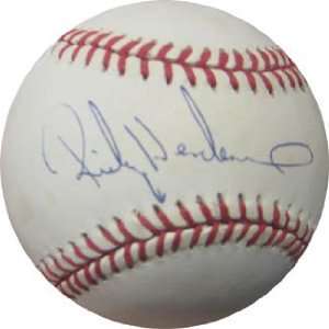 Autographed Rickey Henderson Baseball   Autographed Baseballs:  
