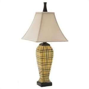 Porcelain Table Lamp in Bayberry Stipe: Home & Kitchen