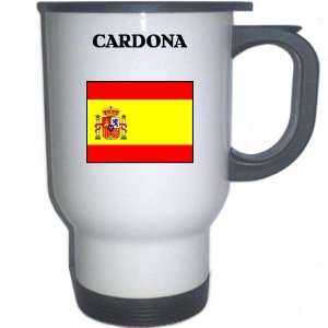  Spain (Espana)   CARDONA White Stainless Steel Mug 