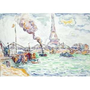   oil paintings   Paul Signac   24 x 16 inches   Passy: Home & Kitchen