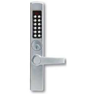   Lever Electronic Push Button Lock Narrow Stile: Home Improvement