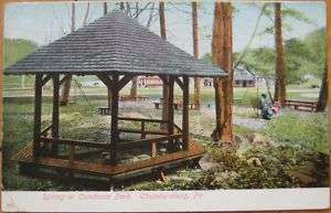 1908 Postcard: Caledonia Park Spring   Chambersburg, PA  