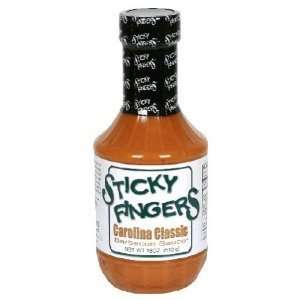 Sticky Fingers, Sauce Bbq Lite Carolina: Grocery & Gourmet Food