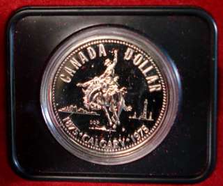 1975 CANADIAN DOLLAR, CALGARY, BUCKING HORSE  