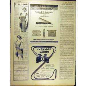 1911 Advert Carl Zeiss Bellanger Arrar Odol French: Home 