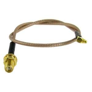  to MMCX Male Right Angle Coaxial RF Connector Cable: Electronics