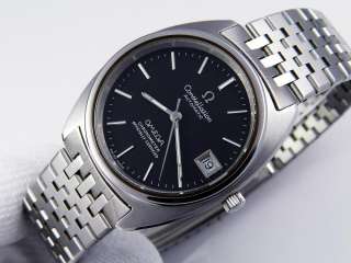 Mens OMEGA Constellation CHRONOMETER SS Automatic Black Dial w 