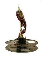 Trophy Star Centerpiece Hollywood Style   Gold Reel   2298  