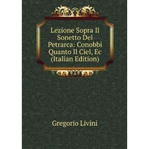  Il Ciel, Ec (Italian Edition) Gregorio Livini  Books