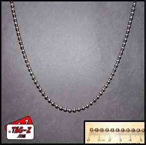24   4.0mm   STAINLESS STEEL BALL CHAIN NECKLACES  