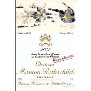  2005 Chateau Mouton Rothschild Pauillac 750ml Grocery 