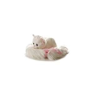   Fluffee The Plush White Cat Fluffy Tail Friend By Aurora: Toys & Games