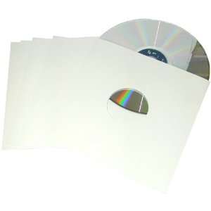  10 12 Laser Disc Sleeves / Jackets   White (Glossy Finish 