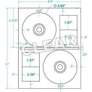  CD/DVD Label with Hub Cap, CD Stomper¨ Pro Compatible, 4 