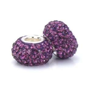  Bella Fascini Royal Purple Swarovski Crystal Element Pave 