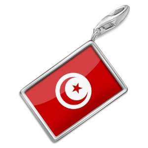  FotoCharms Tunisia Flag   Charm with Lobster Clasp For 