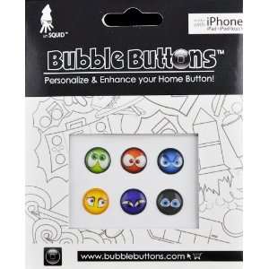   Buttons Home Button Sticker Smileys Pack: Cell Phones & Accessories