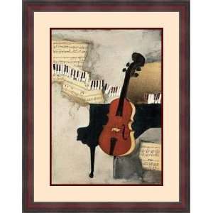  The Cellist by Rosina Wachtmeister   Framed Artwork 