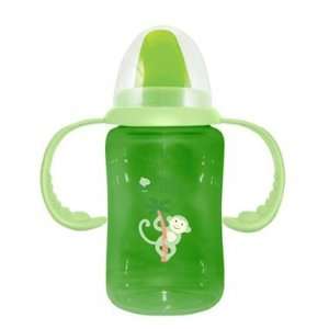  Green Sprouts 8 Ounce GREEN Trainer Bottle (Pack of 2 