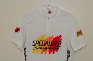 Specialized Stumpjumper jersey vintage Italy medium / large white rare 