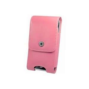  iPHONE & iPHONE 3G PINK NOBLE VERTICAL CASE WITH REMOVABLE SPRING 