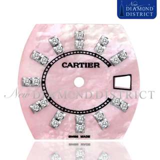   MOTHER OF PEARL DIAL FOR LADIES SMALL CARTIER ROADSTER WATCH  
