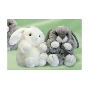    Lop Eared Bunny Medium White Fuzzy Town Plush: Toys & Games