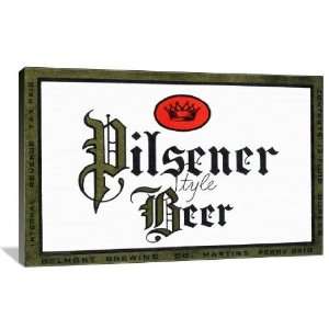  Pilsener Style Beer   Gallery Wrapped Canvas   Museum 