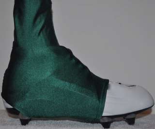 DARK GREEN 2Tone Cleat Covers football spats, spats  